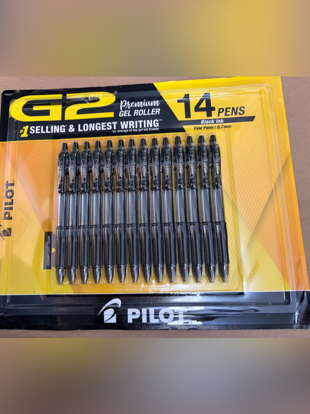 G2 Black Gel Roller Pens (14-Pack)